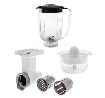 920900070 Набор аксессуаров Go Green: овощерезка, блендер, соковыжималка.